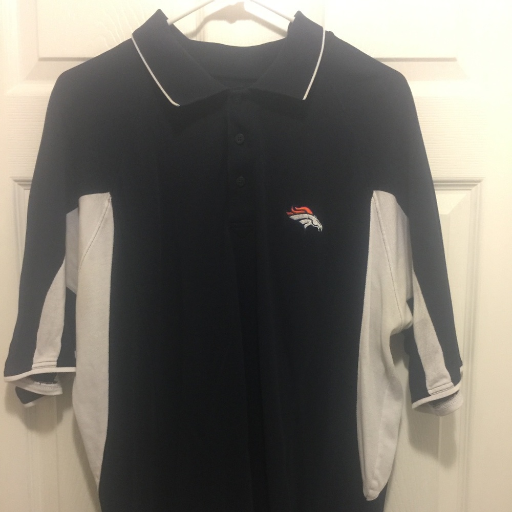 Denver Broncos Navy Blue/White Polo